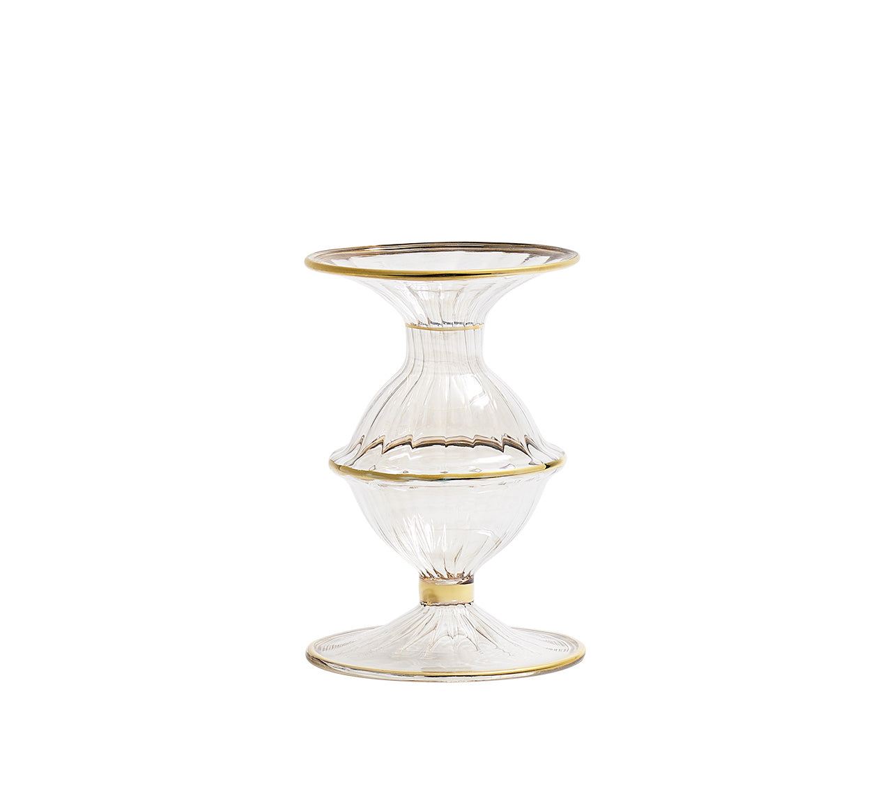 Blossom Candle Holder in Clear by Kim Seybert