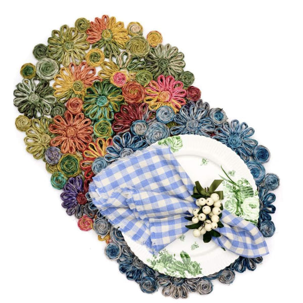 Patchwork Daisy Round Placemat