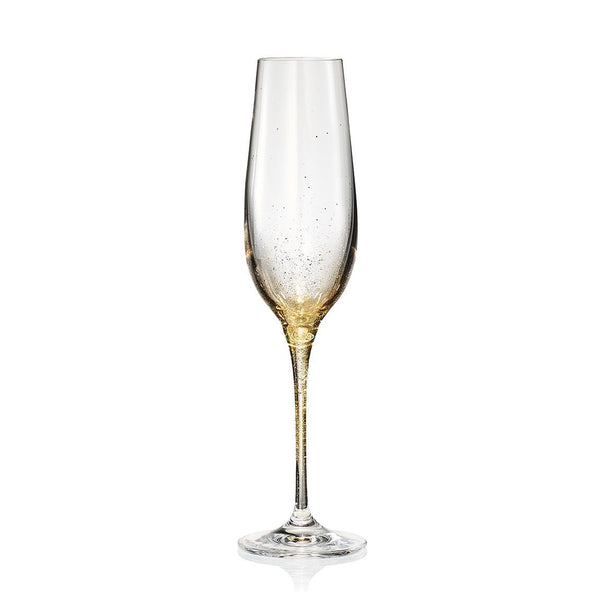 Orion Champagne Glass in Gold