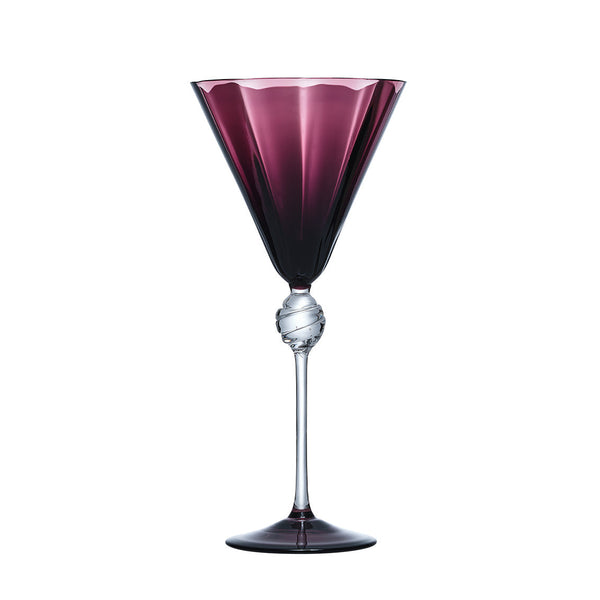 Daphne Wine Glass in Amethyst