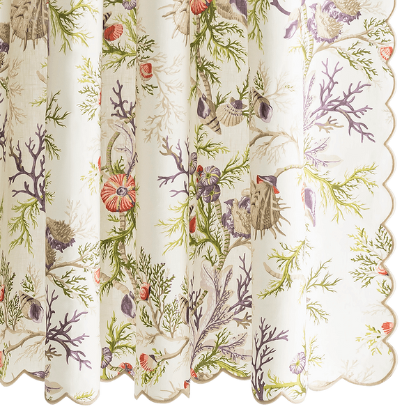Del Tesoro Linen Shower Curtain