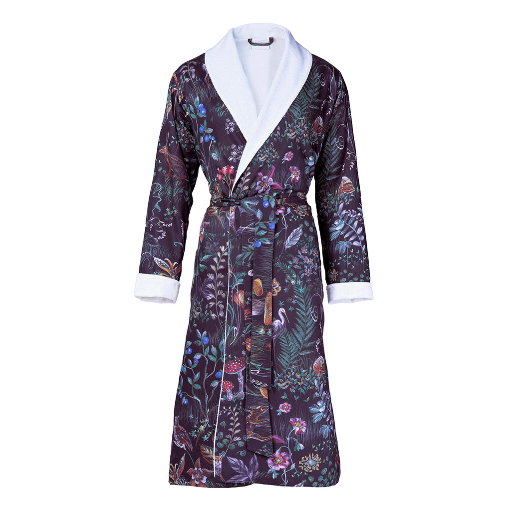Colorful Silk Print Duster / Psychedelic Robe by Christian Fischbacher  Christian Fischbacher / One Size main image 0