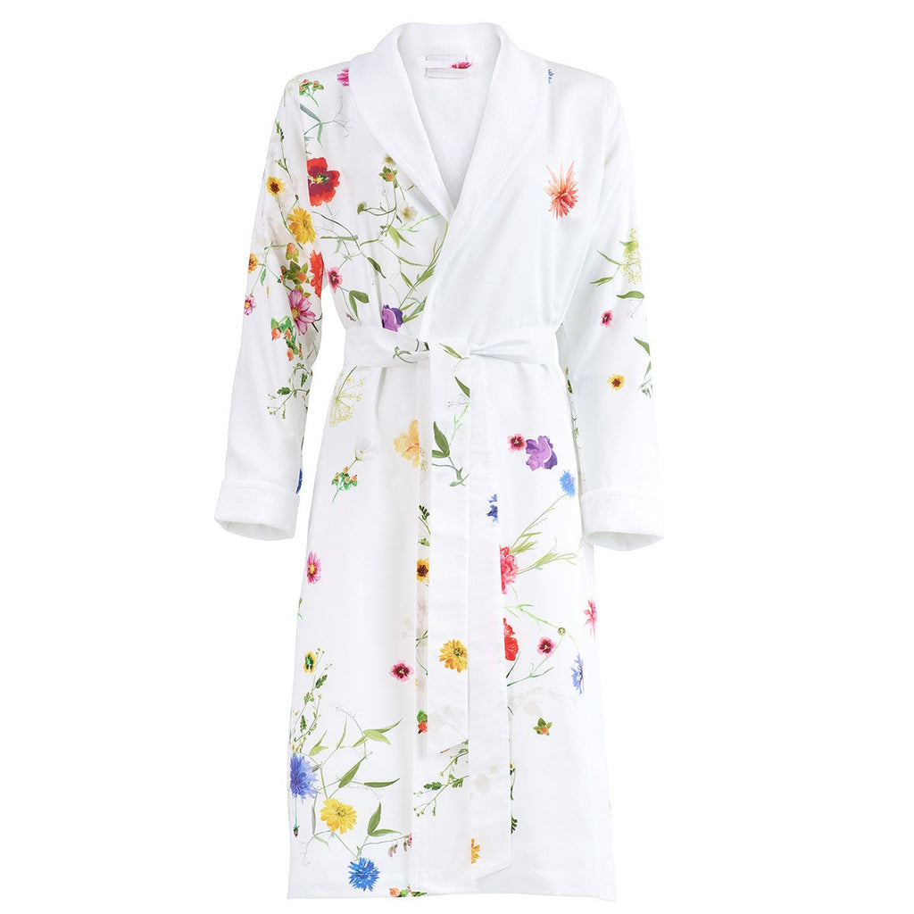 Colorful Silk Print Duster / Psychedelic Robe by Christian Fischbacher  Christian Fischbacher / One Size