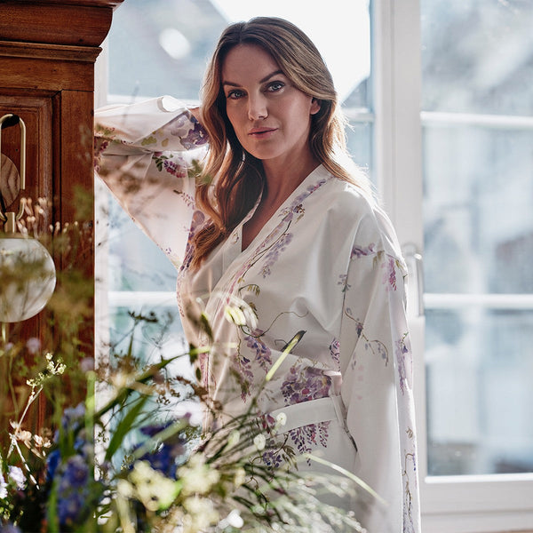 Purple Rain Kimono Robe