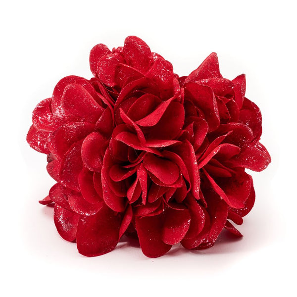 Glittered Hydrangea Napkin Ring
