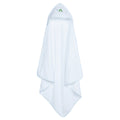 Hooded Towel Blue Frog by Little English
