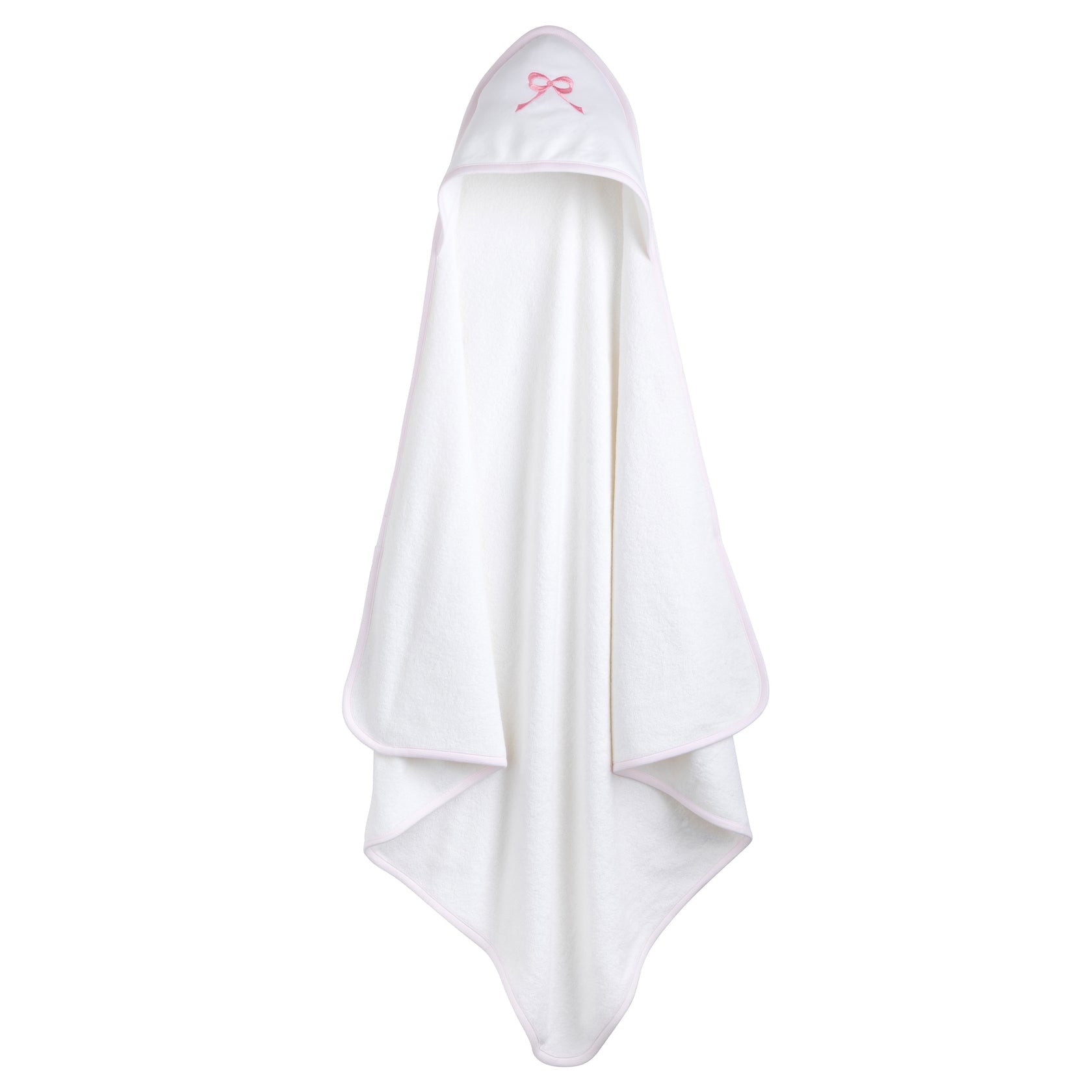 Hooded Towel Pink Bow by Little English
