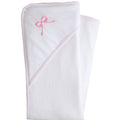 Hooded Towel Pink Bow by Little English