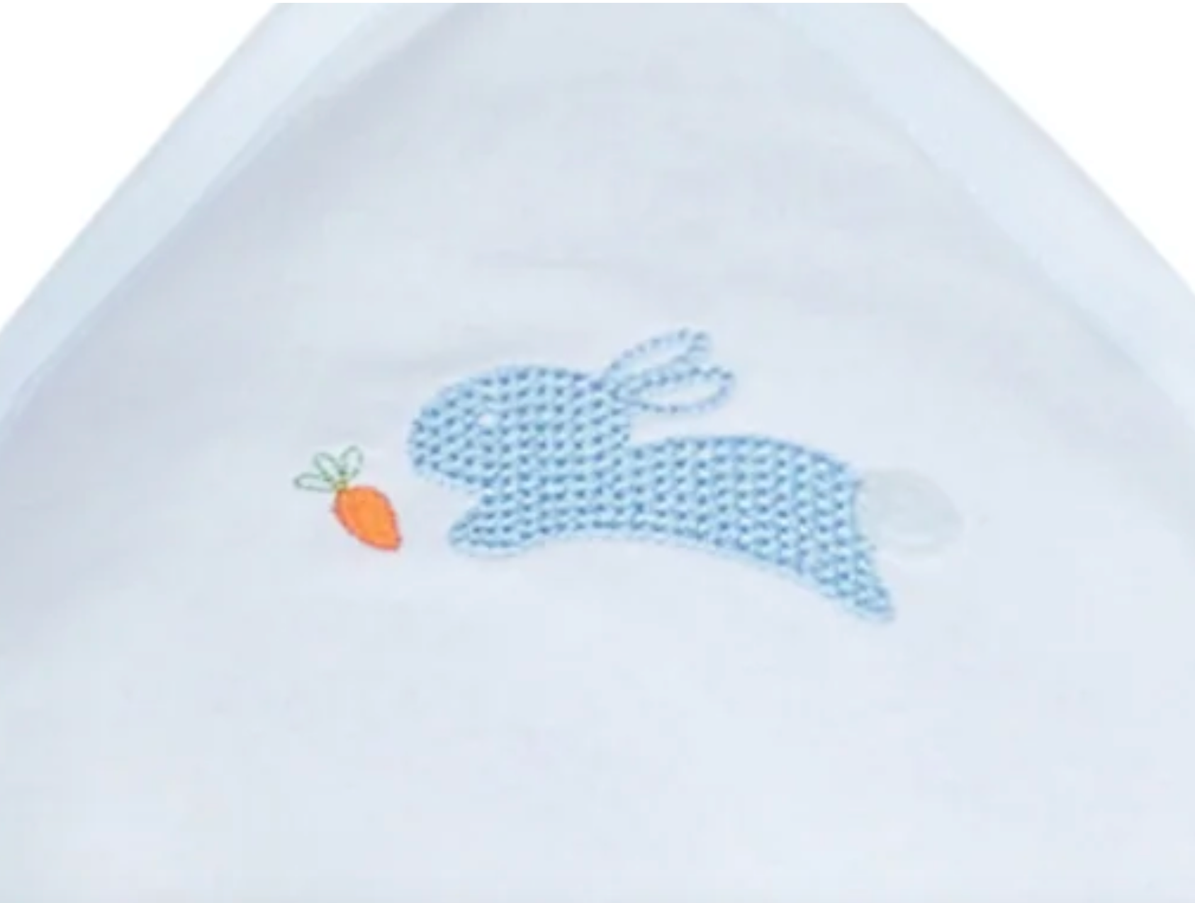 Hooded Towel Blue Bunny by Little English