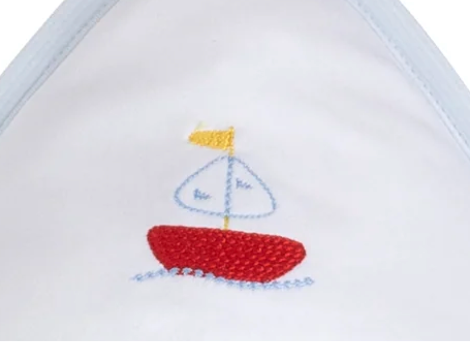Hooded Towel Sailboat by Little English