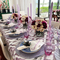 Iris Tall Candle Holder in Lavender by Kim Seybert