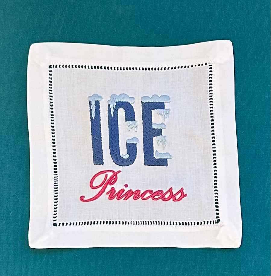 Ice Princess Cocktail Napkins by August Morgan