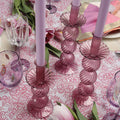 Iris Tall Candle Holder in Lavender by Kim Seybert