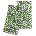 iconic Leopard Guest Towels by Matouk Collection
