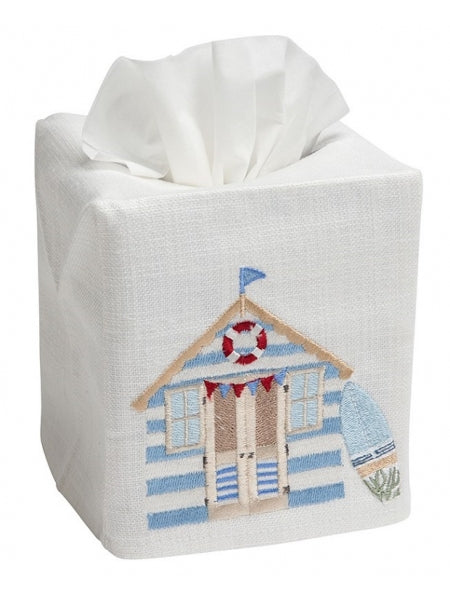 Beach Cabana Tissue Box Cover by Jacaranda Living