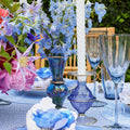 Trumpet Bud Vase in Blue by Kim Seybert