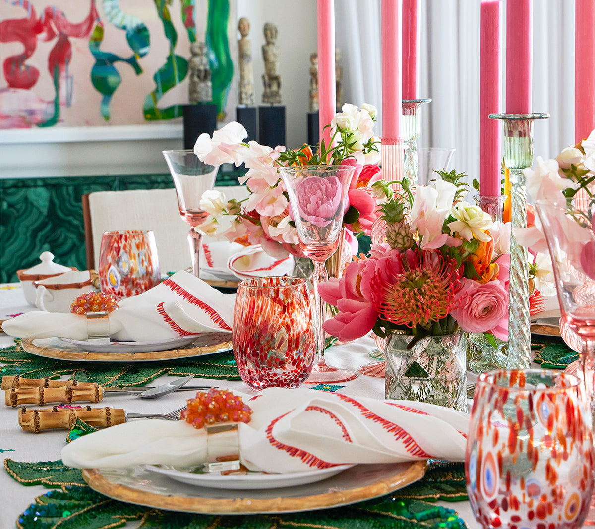 Gala Tumbler in Orange by Kim Seybert