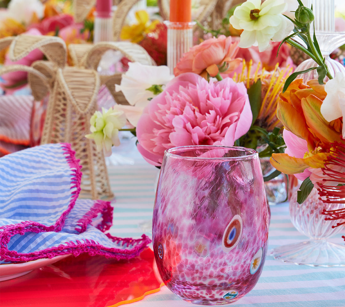 Gala Tumbler in Pink by Kim Seybert