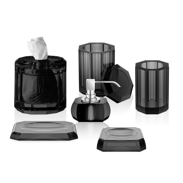 Kristall Vanity Set in Anthracite