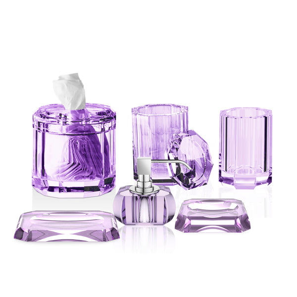 Kristall Vanity Set in Violet