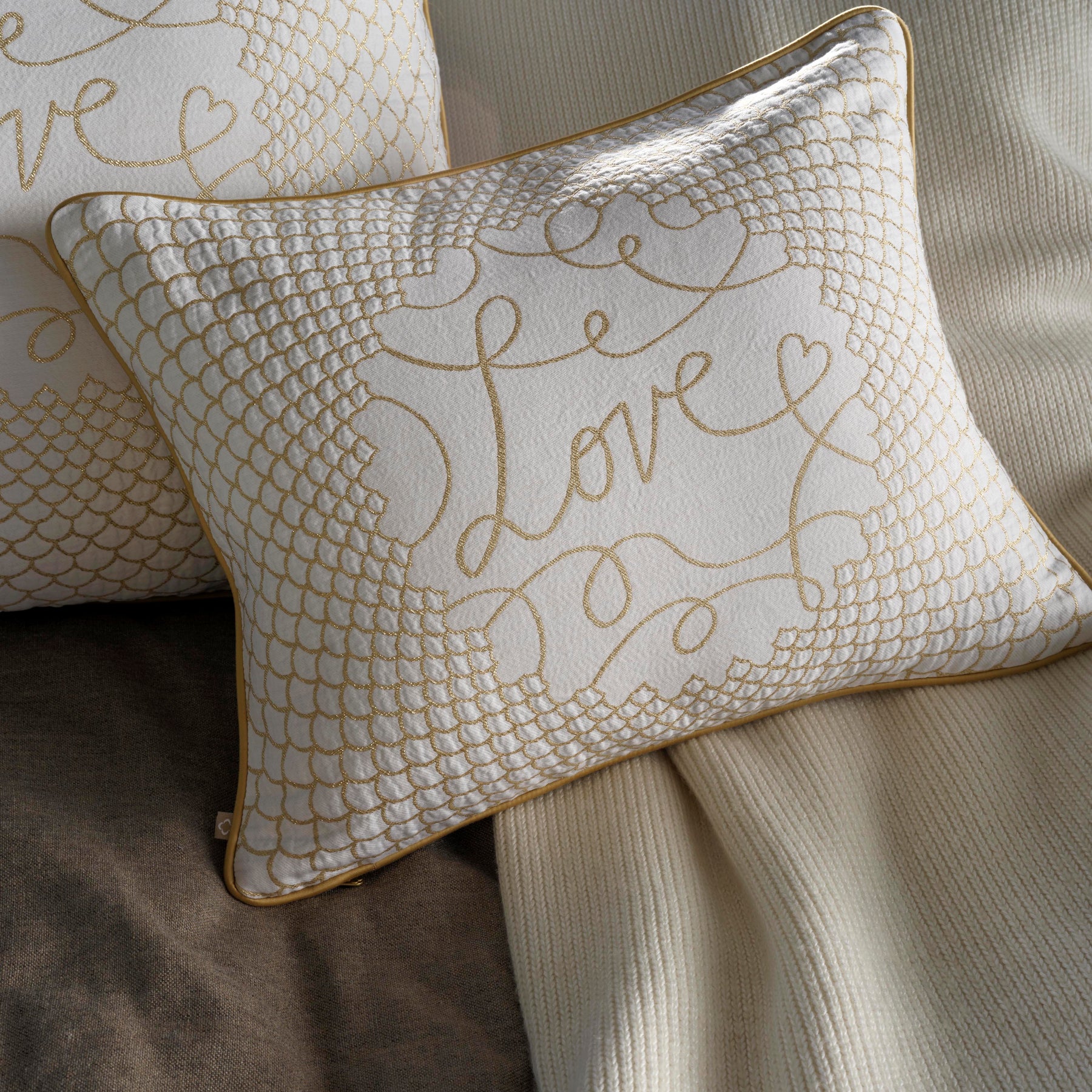 Love Pillow Cover by Celso de Lemos