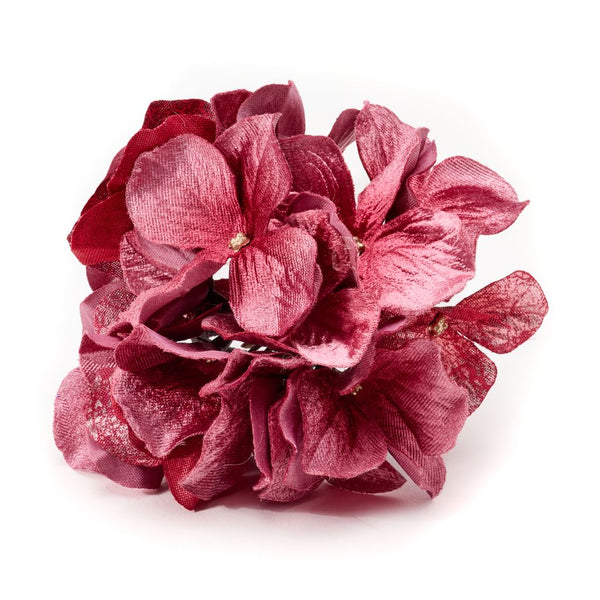 Lux Velvet Hydrangea Napkin Ring