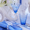 Daphne Wine Glass in Blue by Kim Seybert