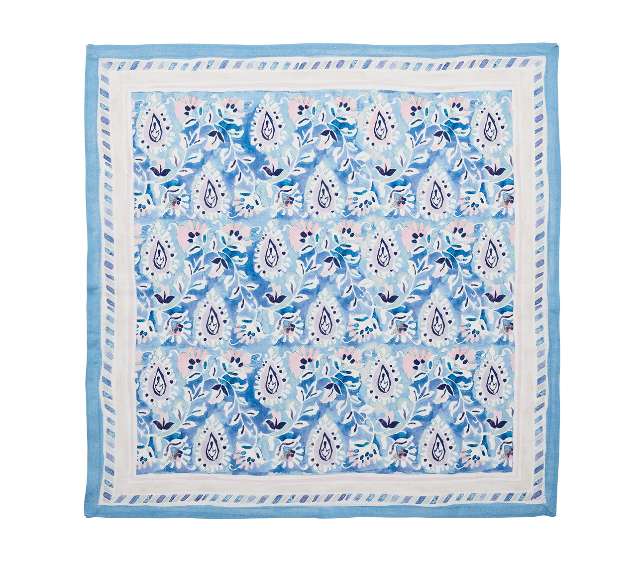 Mira Napkin in Lilac & Blue by Kim Seybert