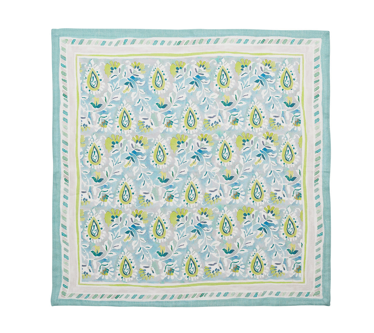 Mira Napkin in Seafoam & Green by Kim Seybert