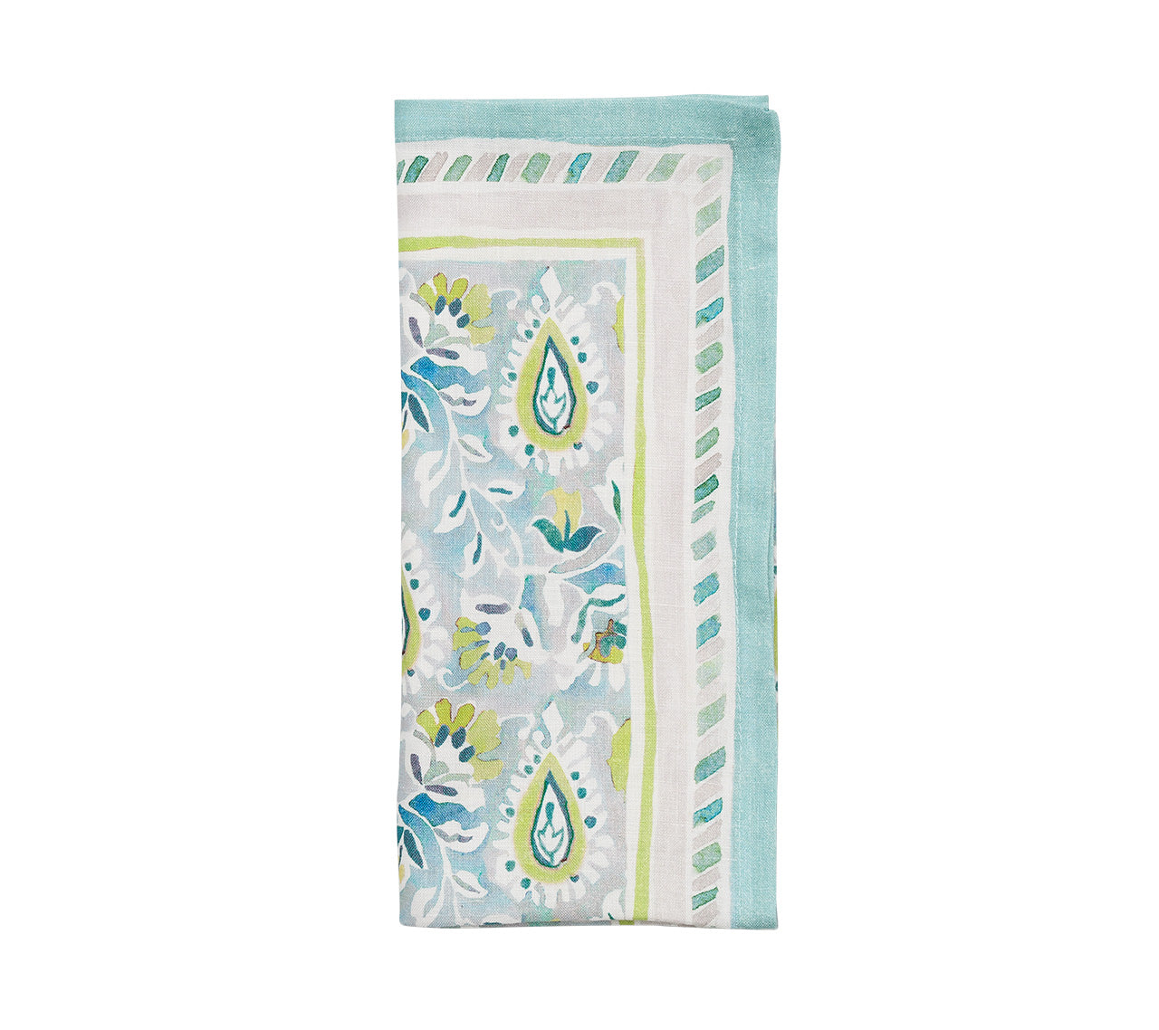 Mira Napkin in Seafoam & Green by Kim Seybert