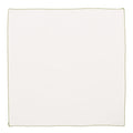 Casbah Napkin in White & Green by Kim Seybert