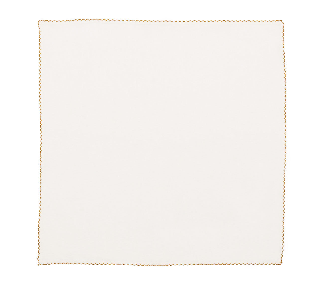 Casbah Napkin in White & Natural by Kim Seybert