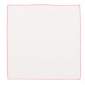 Casbah Napkin in White & Pink by Kim Seybert