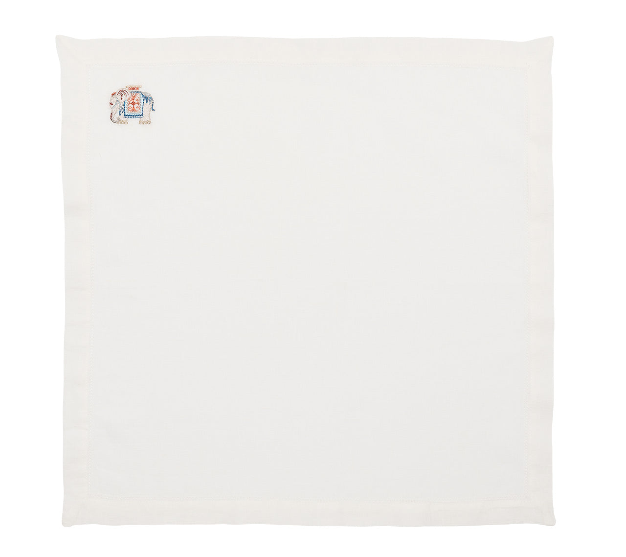 Maharaja Napkin in White & Multi by Kim Seybert