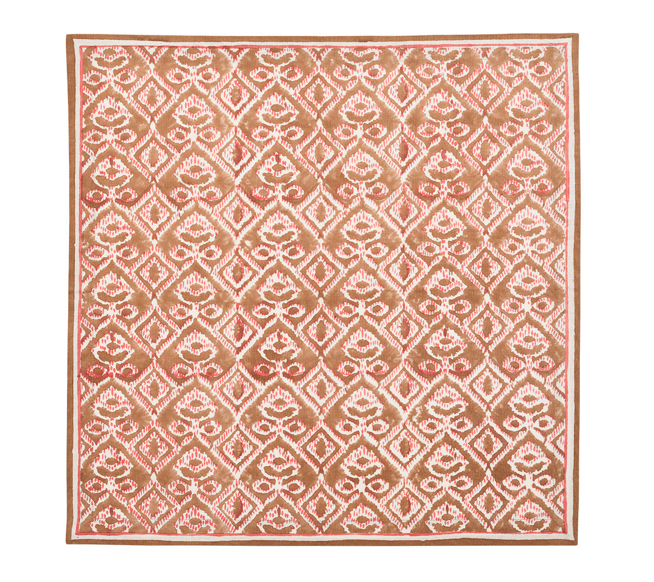 Alfresco Napkin in Brown & Orange by Kim Seybert
