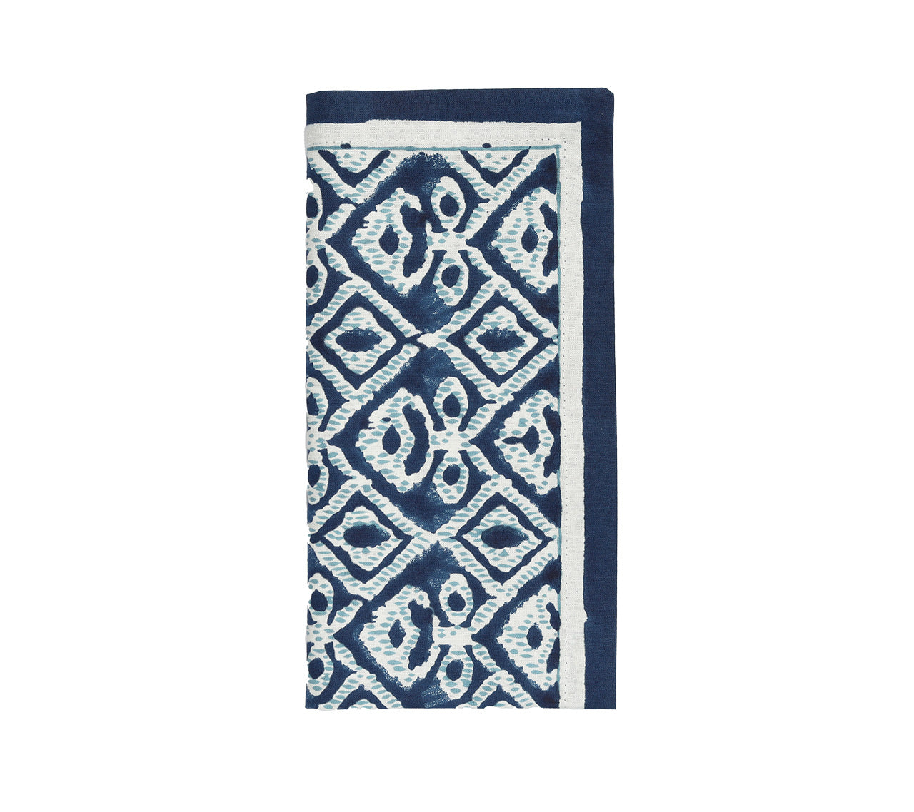 Alfresco Napkin in Navy & Blue by Kim Seybert