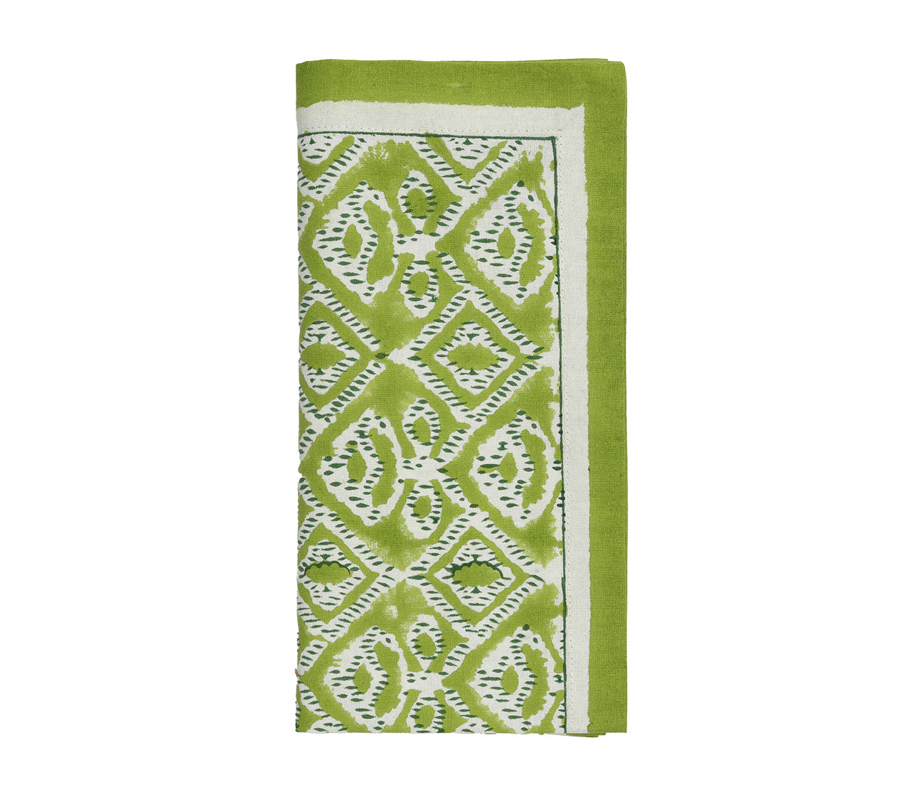 Alfresco Napkin in Olive & Green by Kim Seybert