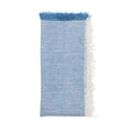 Chambray Fringe Napkin in Blue by Kim Seybert