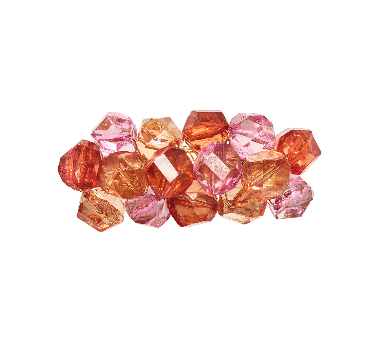 Pop Rocks Napkin Ring in Pink & Orange by Kim Seybert