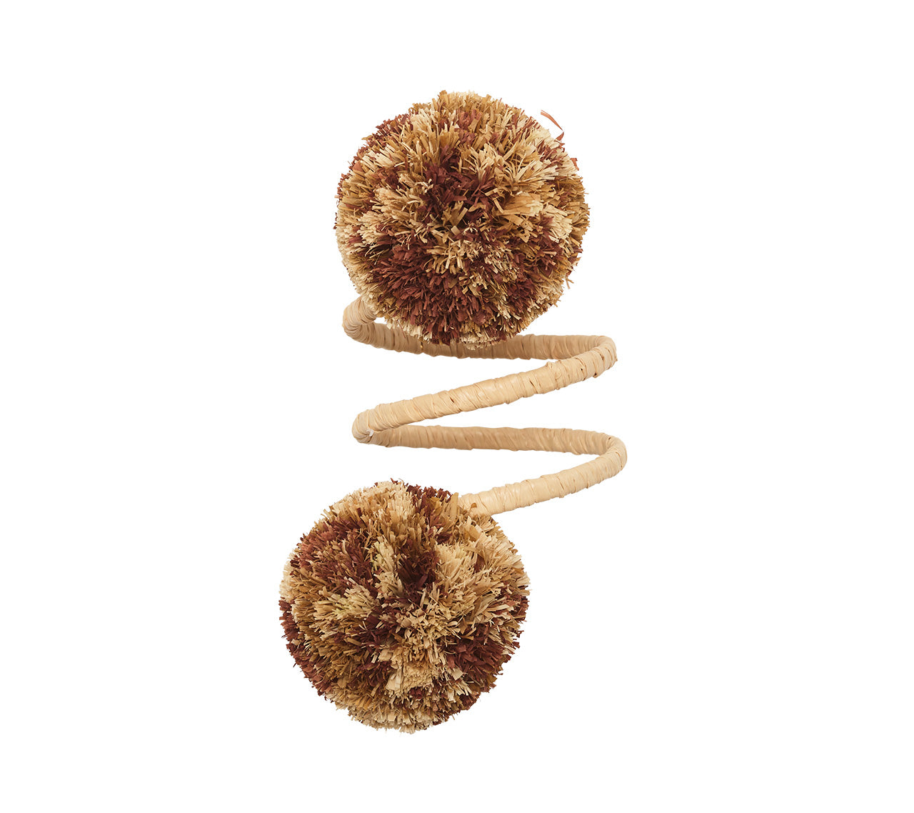 Casbah Napkin Ring in Natural & Brown by Kim Seybert