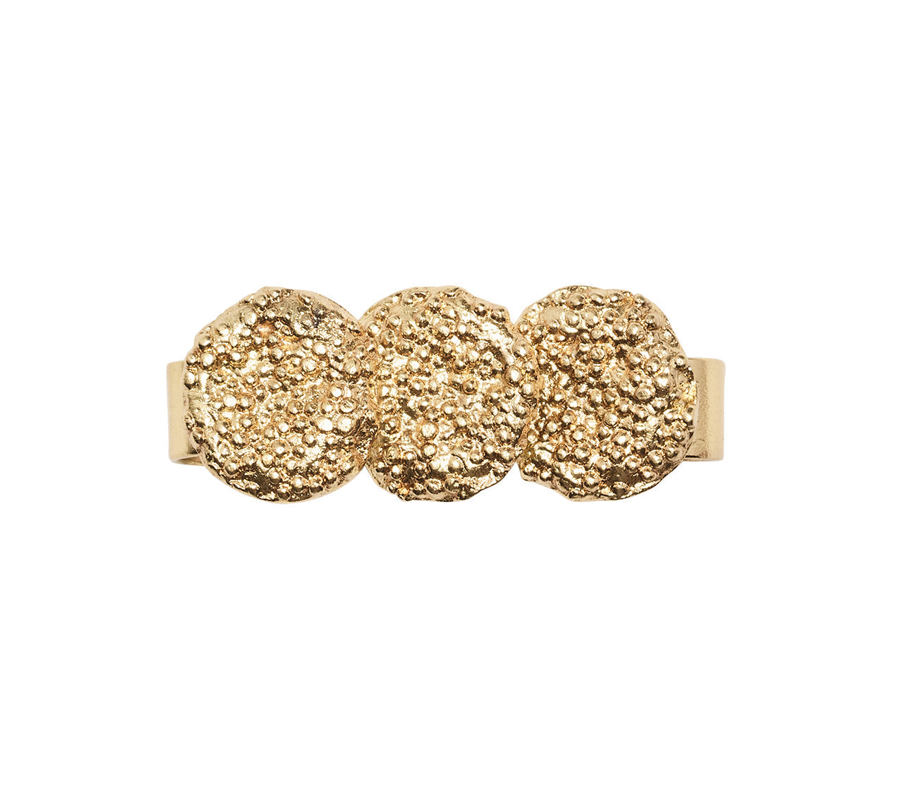 Icons Napkin Ring in Gold by Kim Seybert
