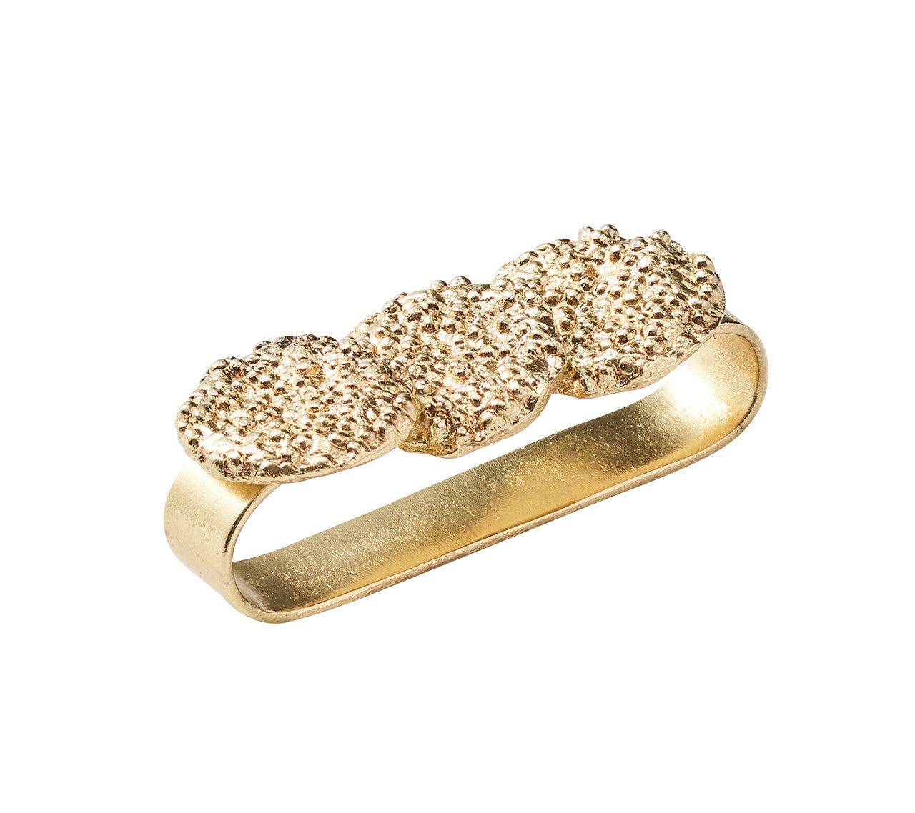Icons Napkin Ring in Gold by Kim Seybert