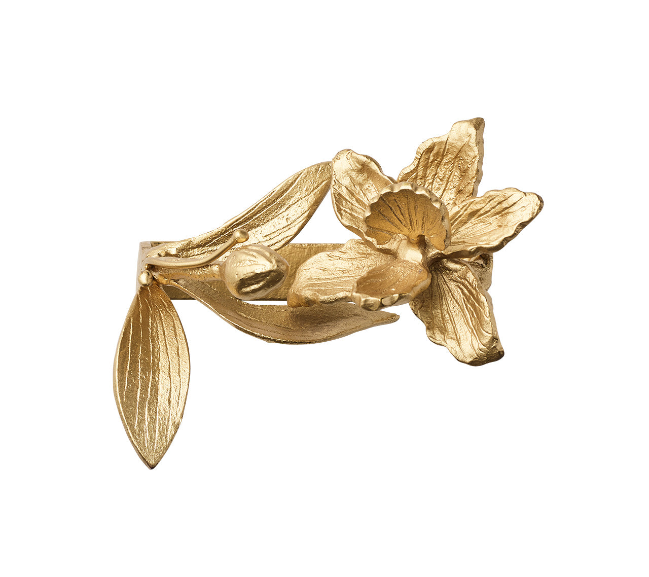Orchid Napkin Ring in Gold by Kim Seybert