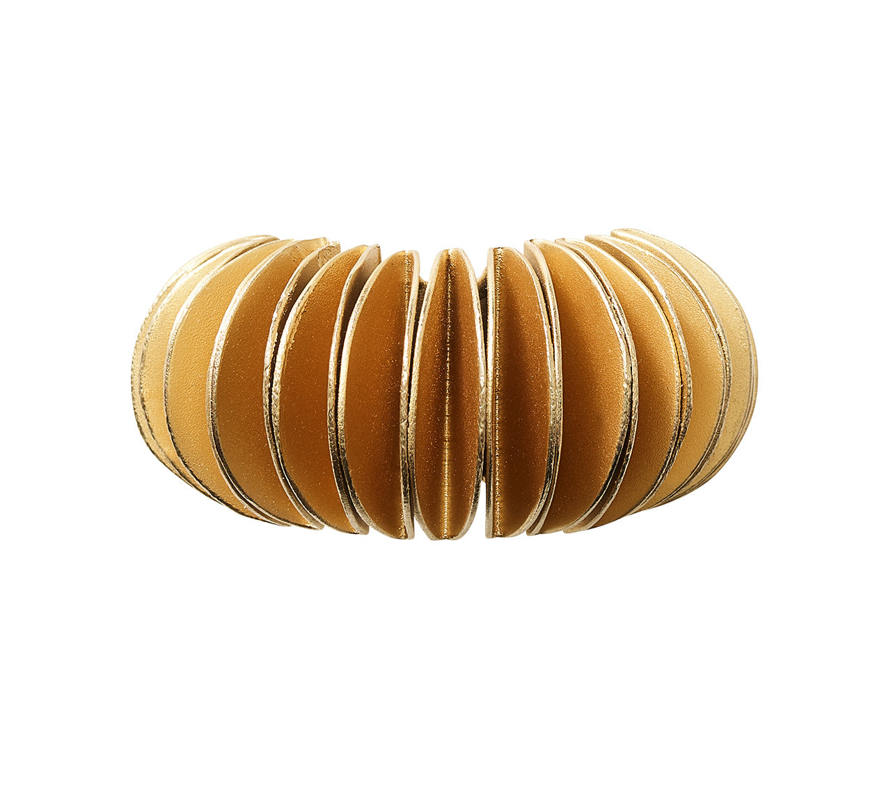 Demilune Napkin Ring in Gold by Kim Seybert