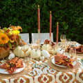 Watercolor Ikat Tablecloth in Rust by Kim Seybert