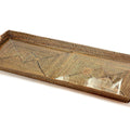 Rectangular Charcuterie Tray with Glass, Reinforced With Wrought Iron by Calaisio