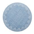 Dream Weaver Placemat in Blue & White by Kim Seybert