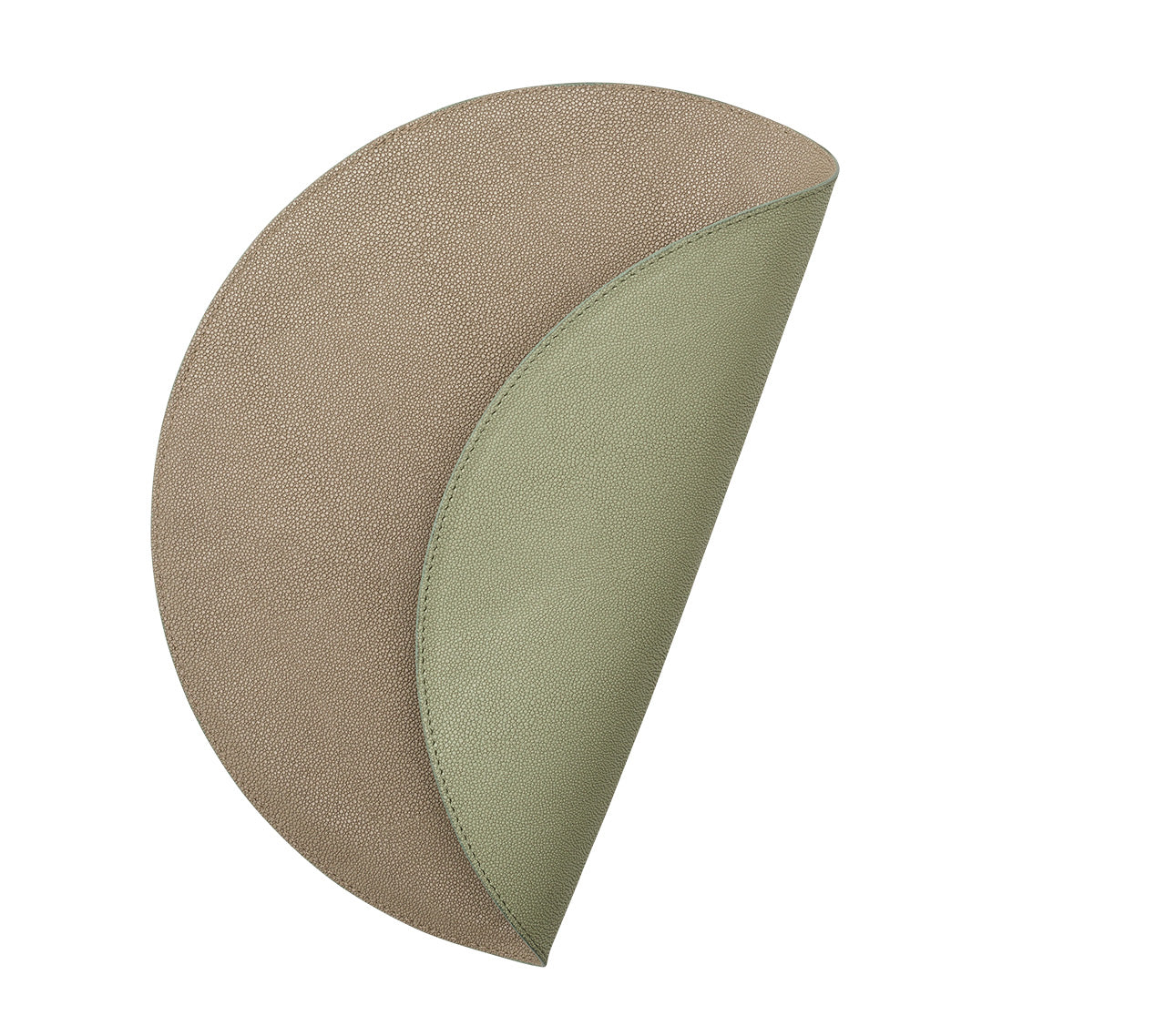 Icons Placemat in Sage & Khaki by Kim Seybert