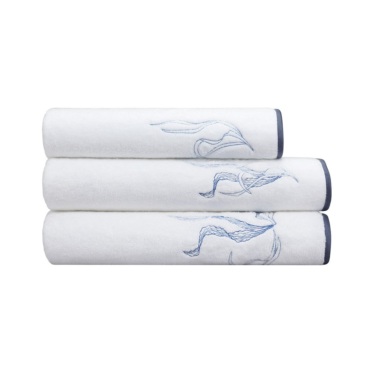 Nautilus Bath Towels by Yves Delorme