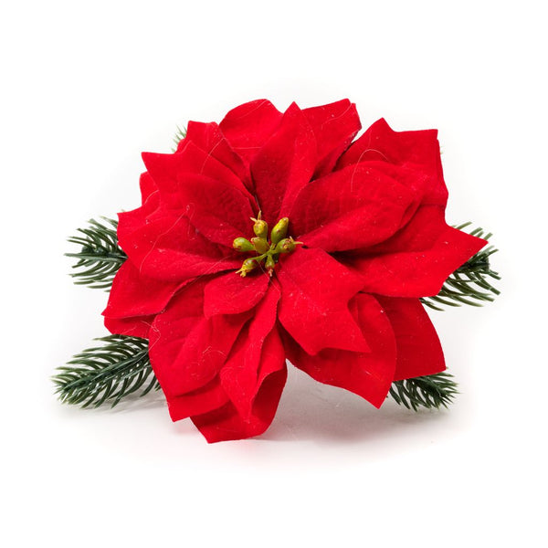 Pine Poinsettia Napkin Ring